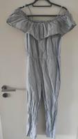Jumpsuit lang H&M blau-weiß gestreift Rüschen Gr. 36-38 Baumwolle Baden-Württemberg - Konstanz Vorschau