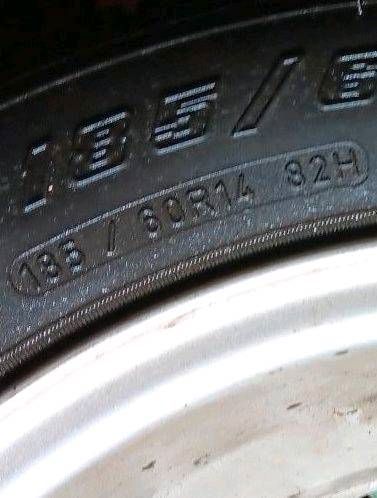 4 Stück Felgen 6J14H2   Reifengröße 185 / 60R14 82H in Bretzenheim