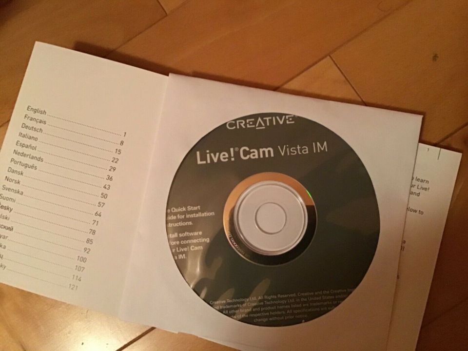 Creative Live! Cam Vista IM Webcam in Bochum