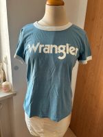 Wrangler T-Shirt Shirt hellblau weiß Baumwolle Alltag casual Bayern - Straubing Vorschau