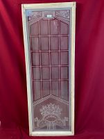 ANTIKE GLASSCHEIBE JUGENDSTIL ART DECO UM 1920 BLUMEN 50x149cm - Versand möglich 59 Euro - Wir sind für Sie da lokal in 86830 Schwabmünchen oder online ARTHOME24 Bayern - Schwabmünchen Vorschau