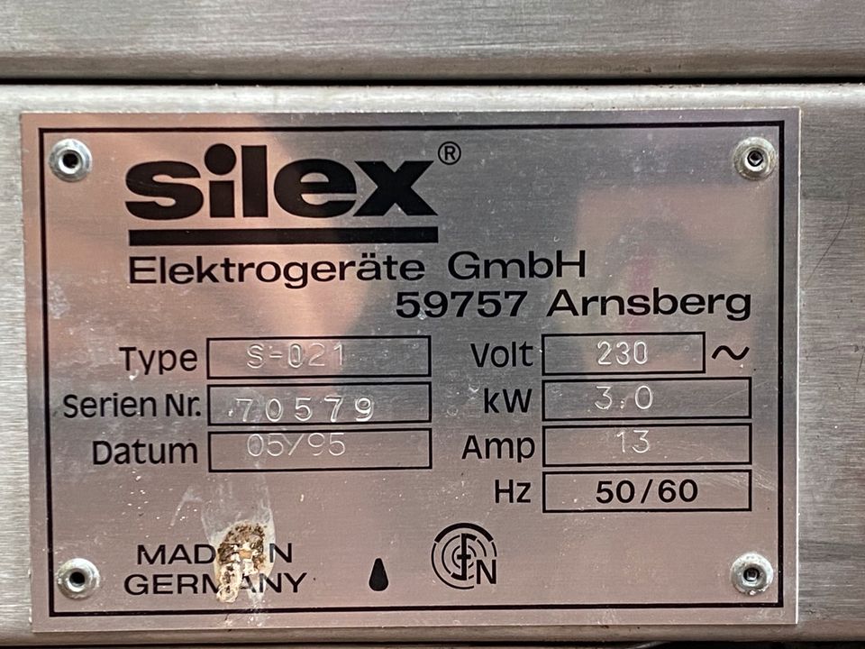 Kontaktgrill SILEX S-021 GR OV | 230 Volt | Alu-Edelstahl • glatt in Neubrandenburg