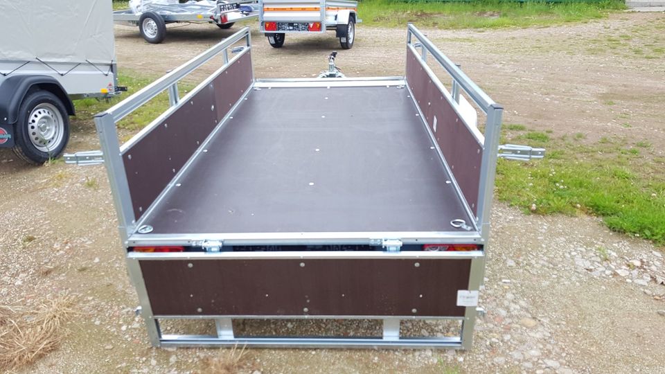 Temared Anhänger 750 Kg kipp 263x125cm m. Hochplane NEU ab Mai in Tellingstedt