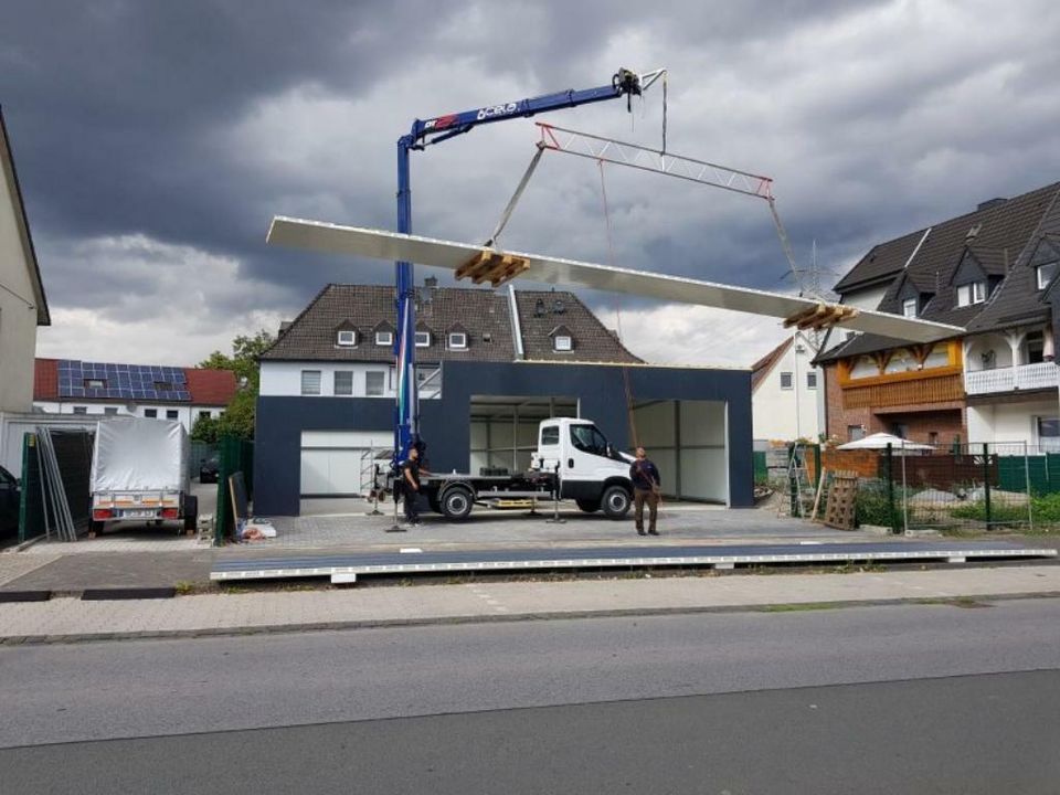 Lkw 3,5T Kran Haken 250kg Arbeitsbühne vermietung miete umzug in Schermbeck