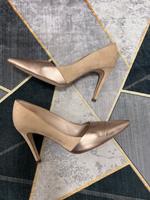 Peter Kaiser High Heels Beige-Gold Leder/Wildleder 38,5 Leipzig - Leipzig, Zentrum Vorschau
