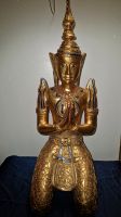 Buddha Tempeltänzer Gold 80cm Holz Blattgold Thailand Spa Yoga Nordrhein-Westfalen - Gelsenkirchen Vorschau