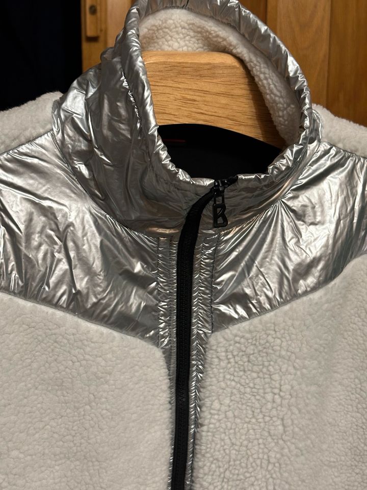 Bogner Jacke Teddyfell Weiß Silber M L XL (B1) in München