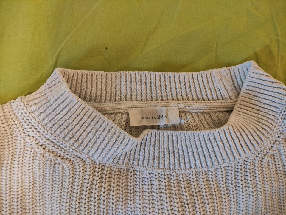 Dariadeh Pullover Berta XS, Cropped, Ecru, selten getragen, Fair in Schülp bei Rendsburg