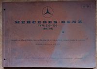 Teilekatalog / Ersatzteilliste Mercedes Benz MB 230-250 BM W114/8 Hessen - Dreieich Vorschau