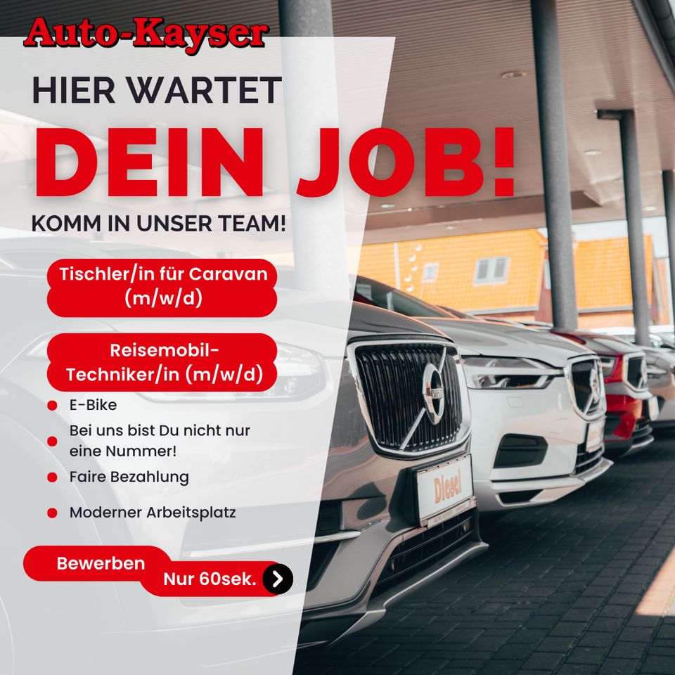 Tischler/in für Caravan oder Reisemobil-Techniker/in (m/w/d) in Jade