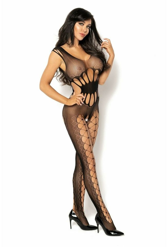 Sexy Body Bodystocking Nylon Einteiler Reizwäsche Dessous S M L in Frankfurt am Main