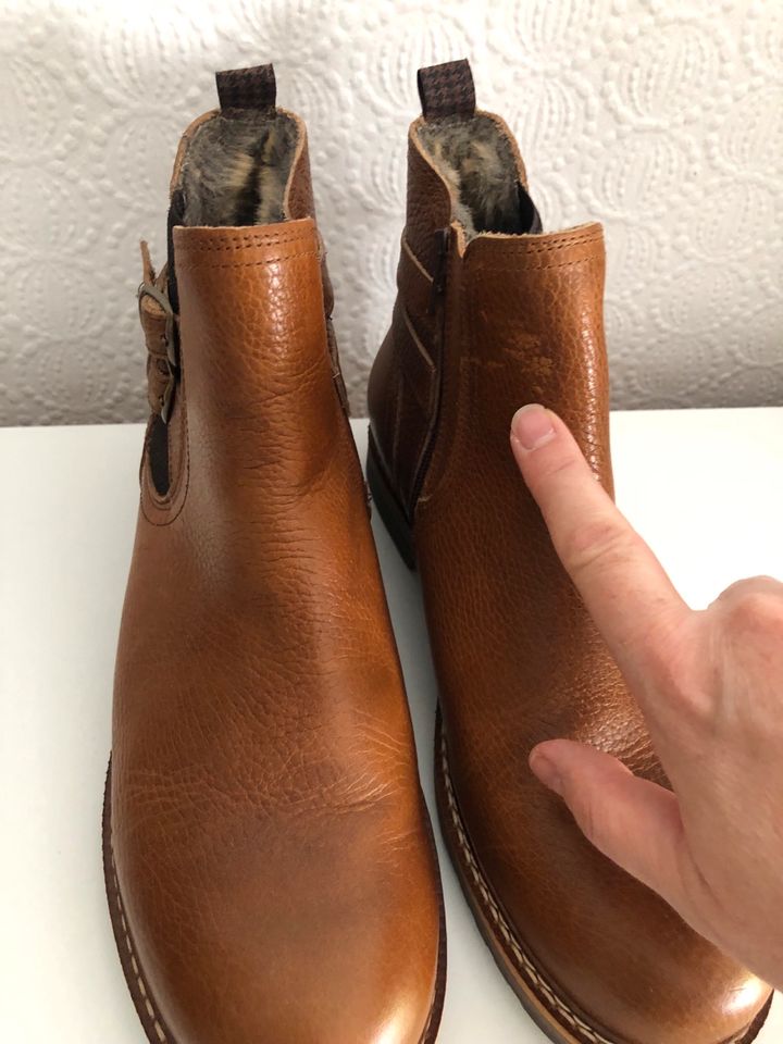 Bullboxer Leder Chelsea Boots Größe 42 neu Stiefeletten in Duisburg