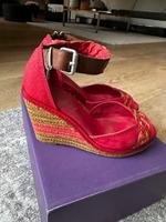 Mexx Sandalen espadrilles rot 36  Plateau Keilabsatz Sandalette Köln - Rodenkirchen Vorschau