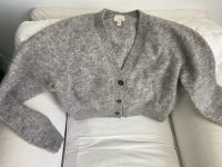 Mohair Woll Jacke Grau Cardigan Damen München - Au-Haidhausen Vorschau