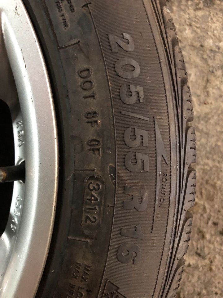 RIAL Felgen 7,5J x 16 ET 35 für Mercedes mit 205/55 R16 Winter in Ahaus