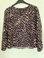 Zero Bluse Langarm gemustert lila apricot schwarz Gr. 34 Hessen - Freigericht Vorschau