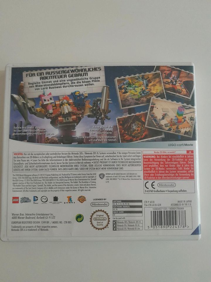 Nintendo 3ds Spiel lego movie the Videogame in Augsburg