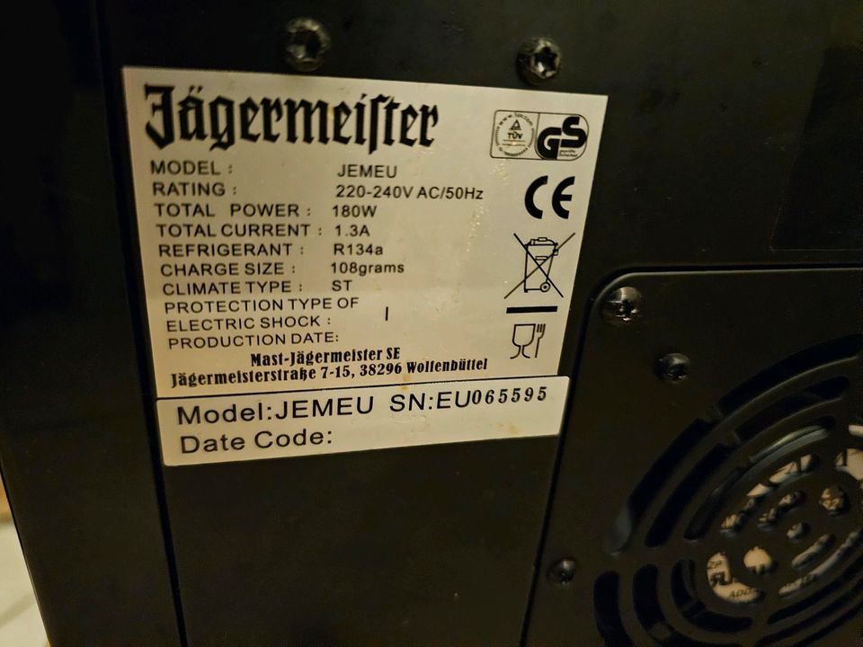 Jägermeister Zapfanlage Tap Maschine in Rinteln