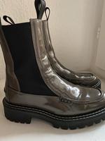 Gummi Stiefeletten LÄST Khaki/Oliv Mitte - Wedding Vorschau