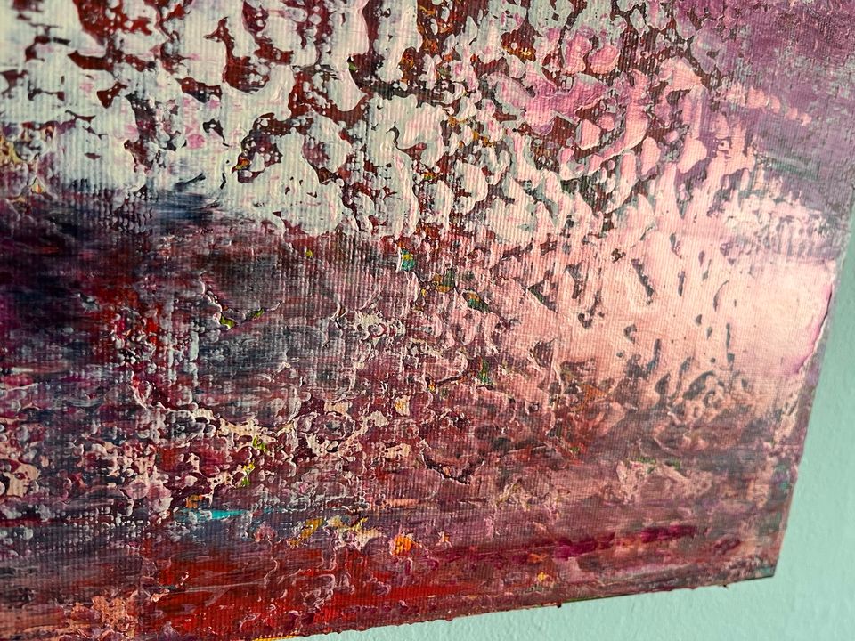 Abstraktes Acrylbild “ Red Illusion “  80x100 cm in Hamburg