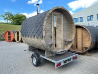 Mobile Fass Gartensauna 2,5m inkl. Holzofen & Sauna Anhänger Hessen - Eichenzell Vorschau