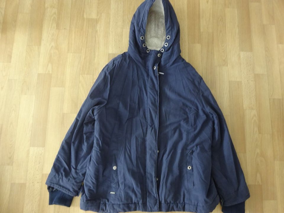 KangoROOS Parka Damenjacke Winterjacke blau Gr 48 mit Kapuze in Halbendorf