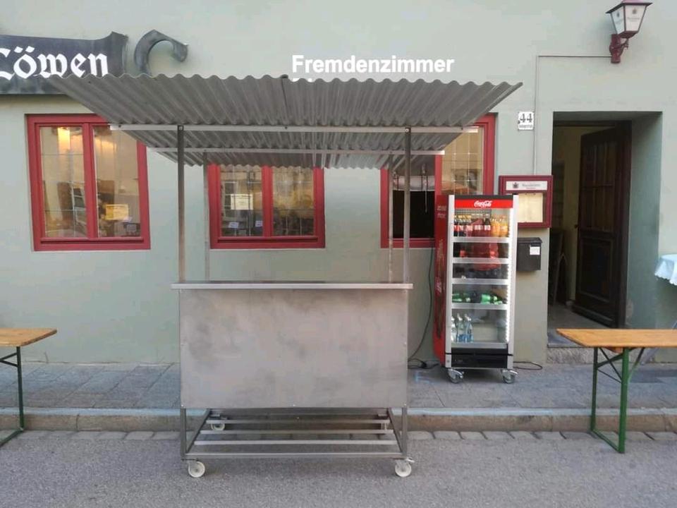 Spanferkelgrill,Smoker,Riesenpfanne, Edelstahl Holzkohlegrill in Wallerstein