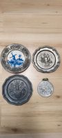 3 Zinnteller + Medaille Nordrhein-Westfalen - Detmold Vorschau