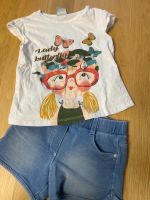 Boboli Set Outfit Short kurze Hose jogg denim ja Shirt Gr 98/104 Hessen - Rosbach (v d Höhe) Vorschau