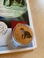 3 Euro Österreich Tiertaler nachtleuchtend Fischotter Niedersachsen - Hatten Vorschau