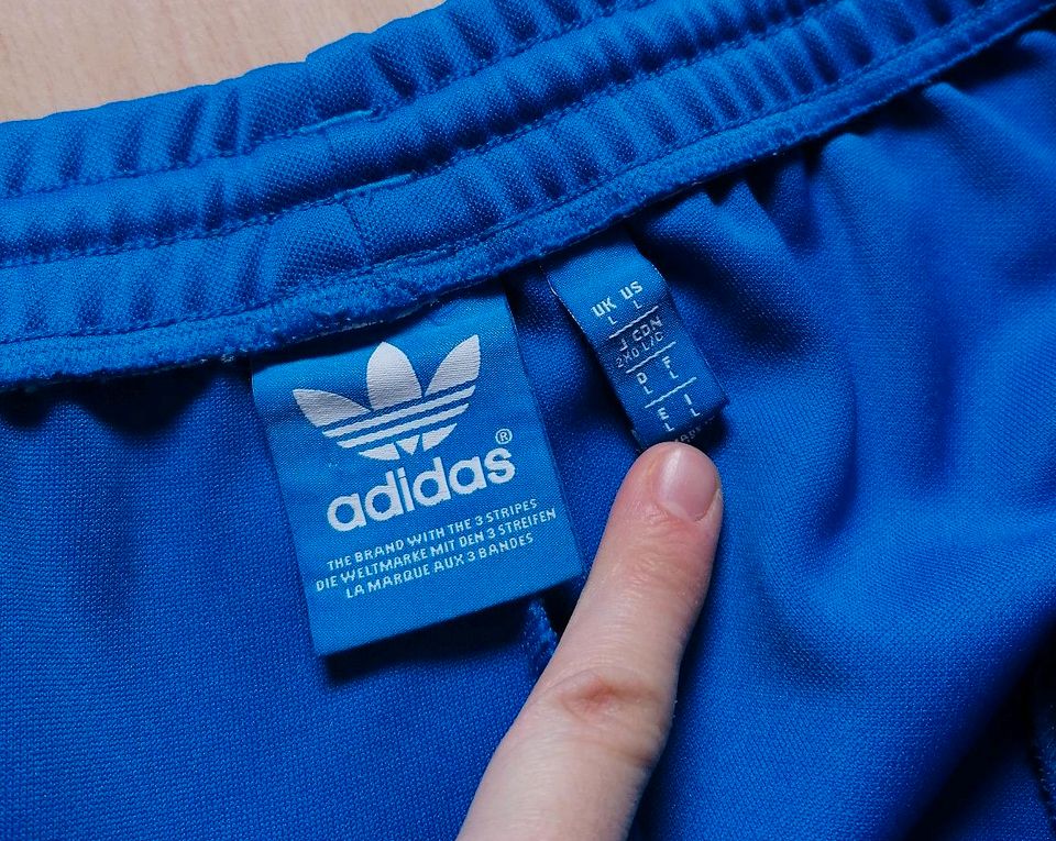 Adidas classic hose retro vintage L/ XL blau Herren Neuwertig in Wadgassen