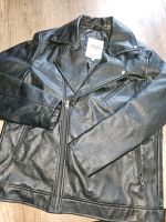 Kunstlederjacke Jacke schwarz Jack & Jones Gr. M Biker Jacket Nordrhein-Westfalen - Bergheim Vorschau