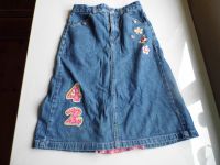 Gr. 140 Jeansrock H&M blau Blumen rosa pink Stickerei Schmetterli Nordrhein-Westfalen - Windeck Vorschau