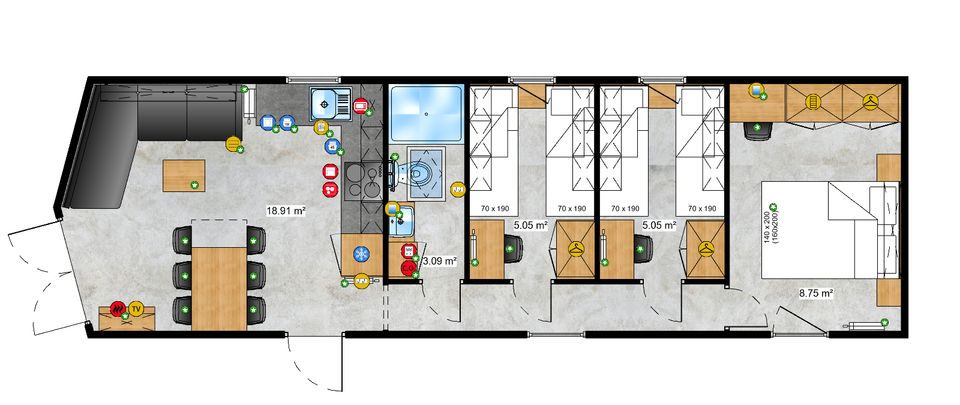 Mobilheim / Modulhaus / Tinyhaus Neu Winterfest Lark Ibiza KfW40 GeG konform in Hamburg