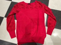 Melrose Pullover Langarmshirt viel Spitze am Rücken Gr. L 42 rot Saarbrücken-Halberg - Brebach-Fechingen Vorschau