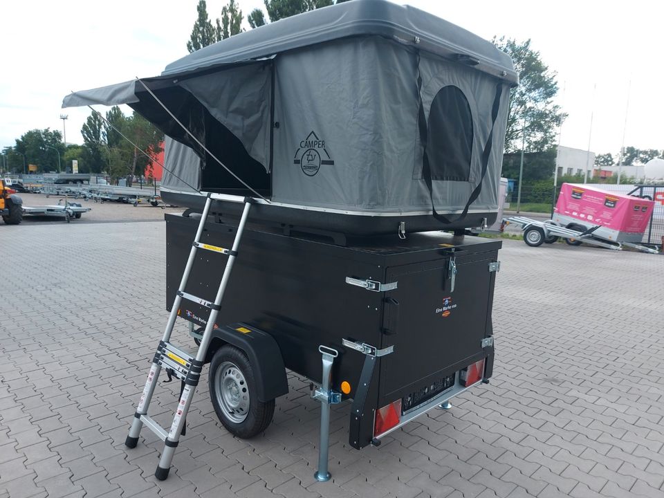 TPV KT-EU2 mit Dachzelt / Camping/ Anhänger/ Outdoor/Minicamper in Potsdam