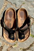 Birkenstock Gizeh Gr 38 normale Weite schwarz glitzer Rheinland-Pfalz - Dexheim Vorschau