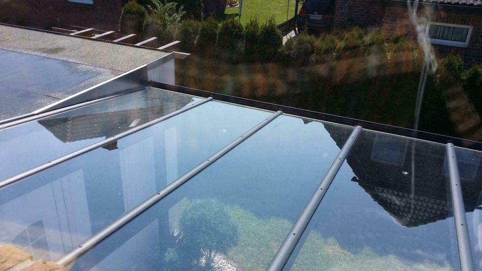 Terrassenüberdachung Wintergarten 7x3.5 Meter Glas in Osnabrück