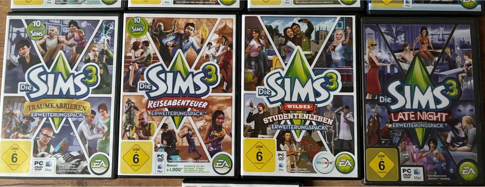 Die Sims 3 PC Spiel + 13 Erweiterungen/Accessoires in Dortmund