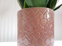 Blumen-Topf Keramik 15x18 rosa modern Boho Frühling Deko Kiel - Hassee-Vieburg Vorschau