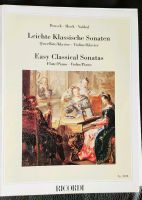 Leichte klassische Sonaten Querflöte/Klavier bzw Violine/Klavier Sachsen - Kreischa Vorschau