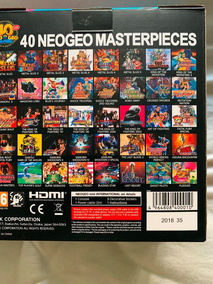 NEOGEO MINI Internationale Version + 2 Game-Controller in Stuttgart