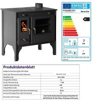 Küchenofen Holzherd Retro ECO schwarz, rechte Version - 7 kW Sachsen - Bernsdorf Vorschau