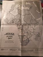 Landkarte von Afrika im Jahre 1960 Bayern - Marklkofen Vorschau
