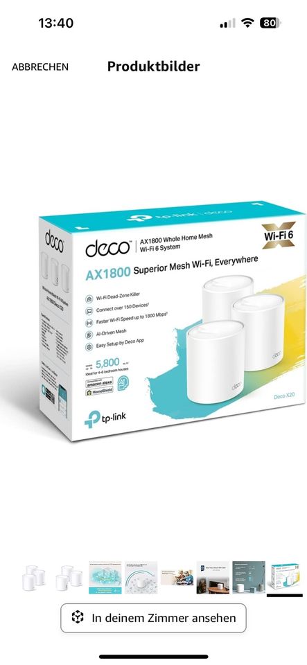 Deco X20 Mesh WLAN 3er Set WIFI in Hamm