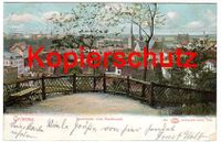Alte Ansichtskarte "Grimma - Panorama vom Stadtwald", gel. 1910 Sachsen-Anhalt - Landsberg (Saalekreis) Vorschau
