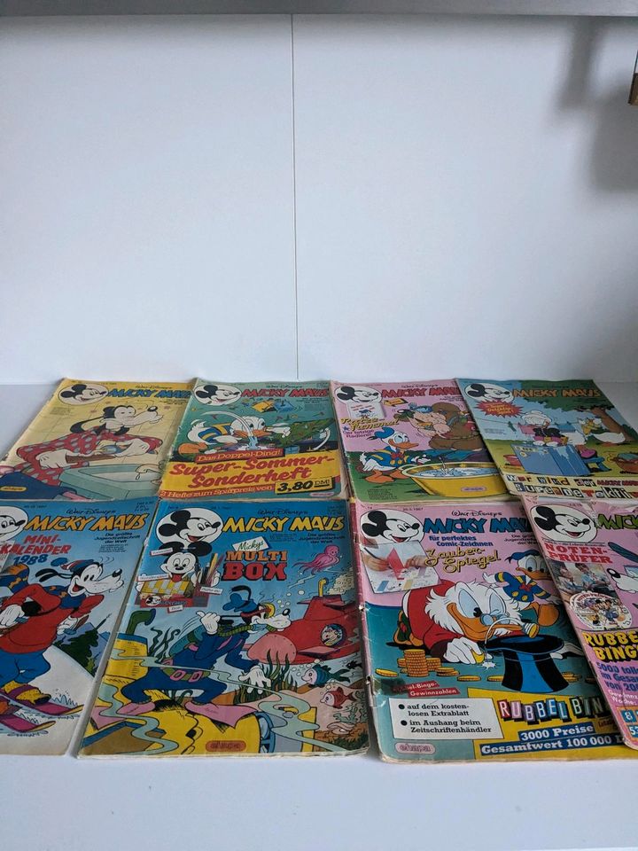 9 Mickey Mouse Hefte 1986/1987 in Bayreuth