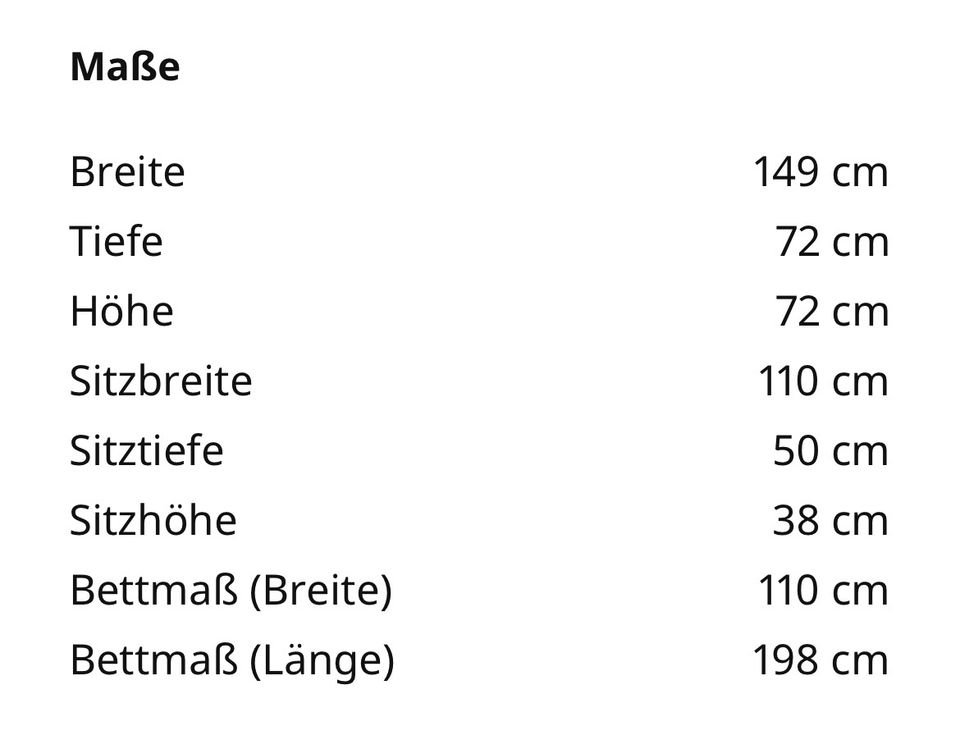 Bettsofa Askeby dunkelgrau in Ronnenberg