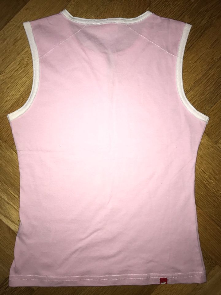 Puma Tanktop-Achsel-Shirt Gr S rosa weiß neu Baumwolle in Weimar (Lahn)