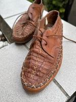Vintage Echtlederschuhe von Oshaka – Gr. 37 – vermutlich DDR Sachsen - Bautzen Vorschau